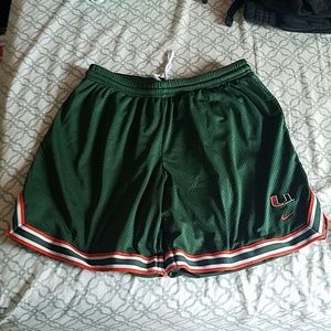 Miami hurricane shorts